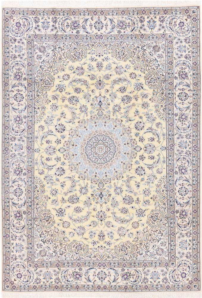 Persisk tæppe Nain 9La 290x204 290x204, Persisk tæppe Knyttet i hånden