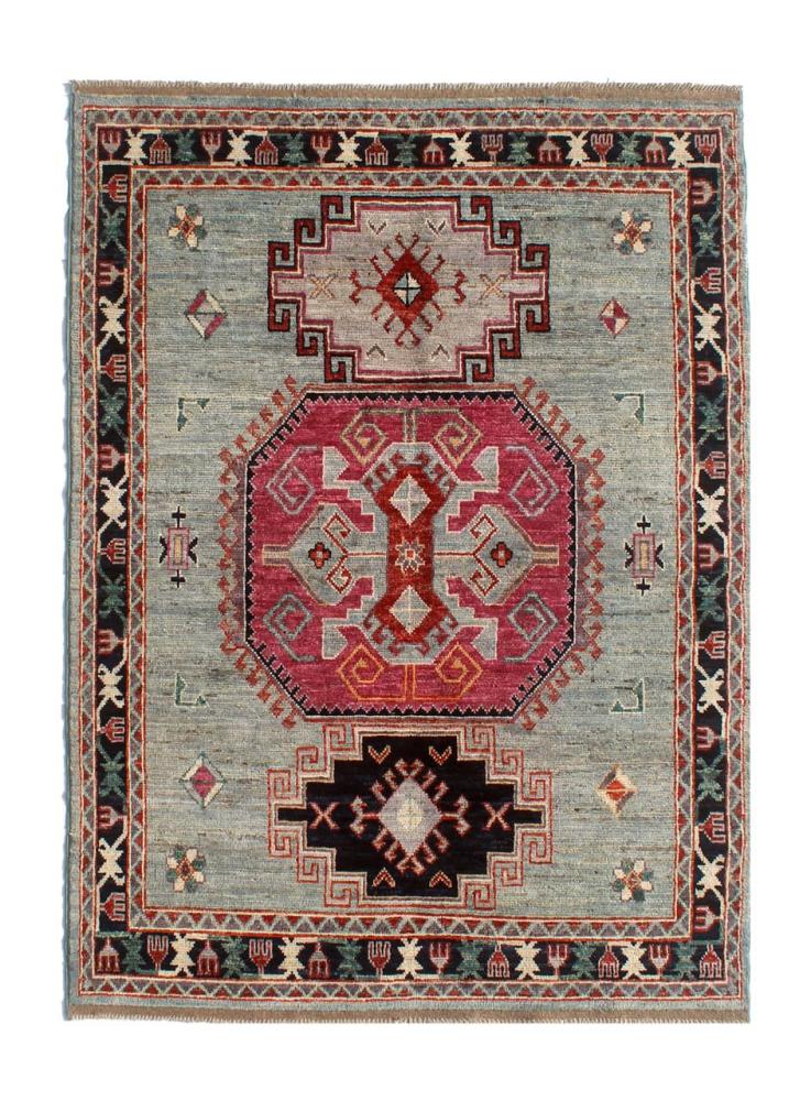 Pakistansk teppe Kazak 241x174 241x174, Persisk teppe Håndknyttet