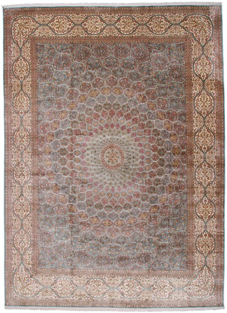 Indo rug Kashmir Silk 500x364 500x364, Persian Rug Knotted by hand