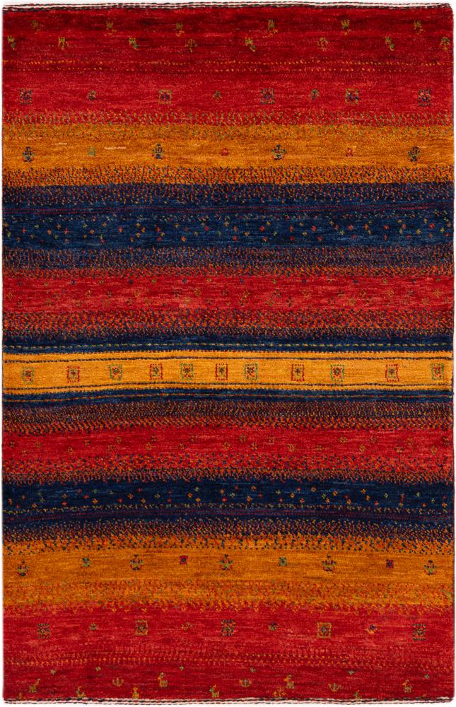 Persisk teppe Perser Gabbeh Loribaft Essence 126x81 126x81, Persisk teppe Håndknyttet
