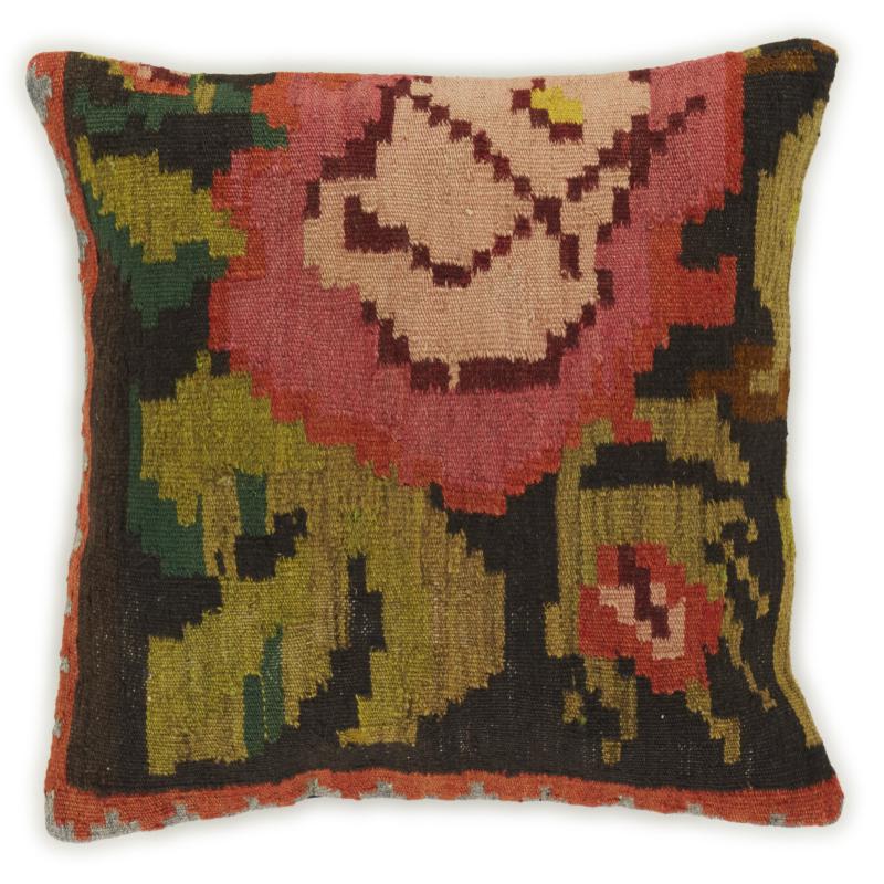 Indo rug Kilim Rosen Pillowcase 49x51 49x51, Persian Rug Woven by hand