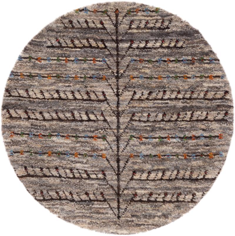 Persian Rug Persian Gabbeh Loribaft Tabiibaft 66x64 66x64, Persian Rug Knotted by hand
