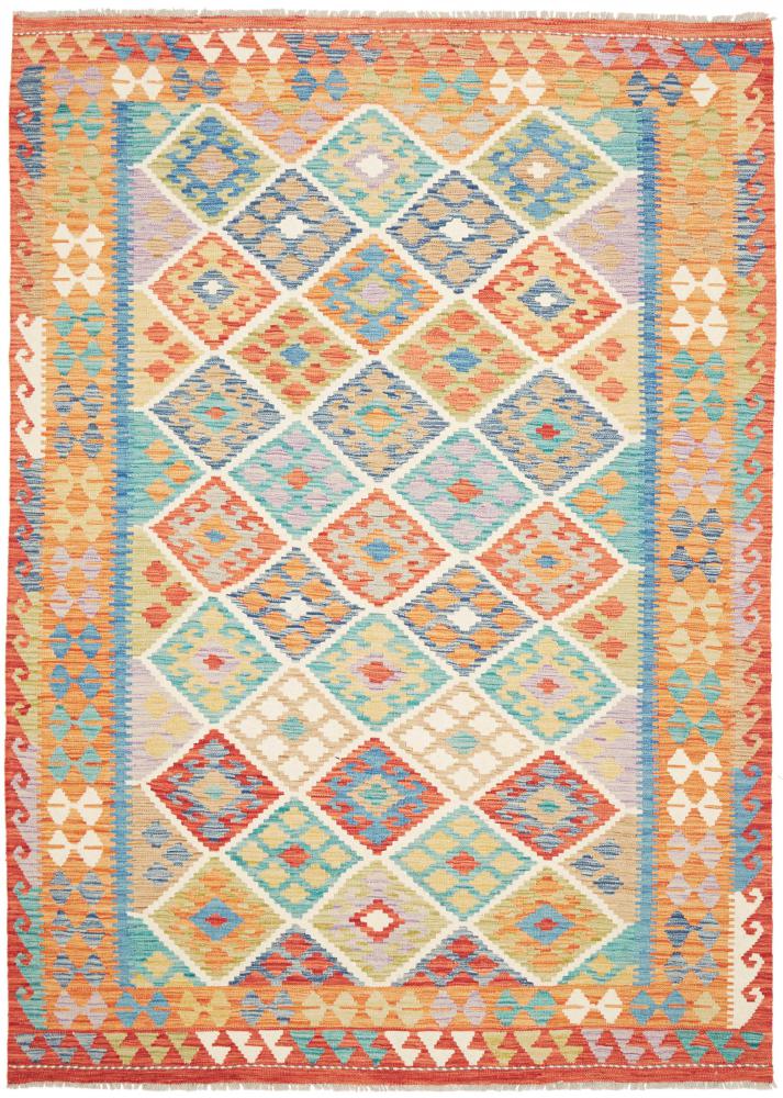 Afghan rug Kilim Afghan 246x172 246x172, Persian Rug Woven by hand