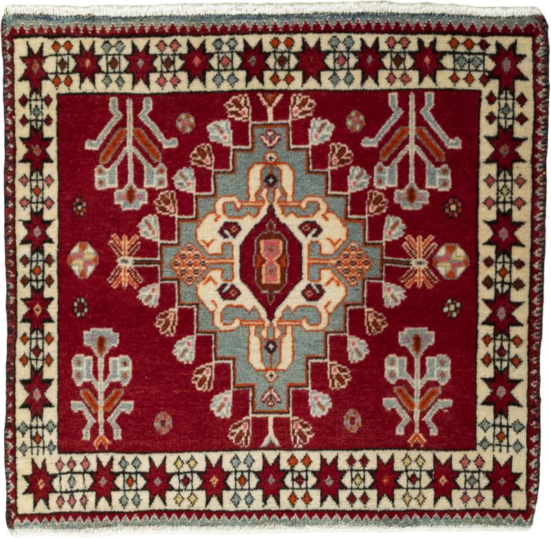 Persian Rug Shiraz 64x67 64x67, Persian Rug Knotted by hand