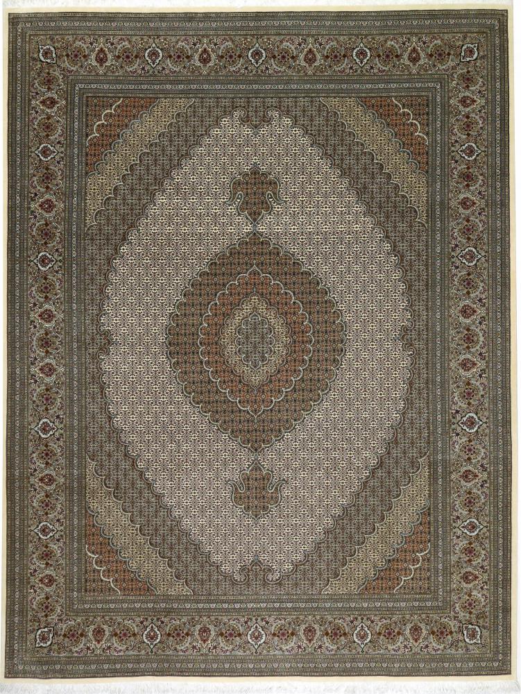 Tapete persa Tabriz Mahi 50Raj 338x256 338x256, Tapete persa Atado à mão