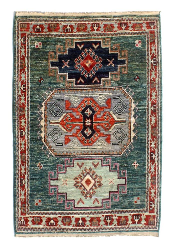 Tappeto pakistano Kazak 201x152 201x152, Tappeto persiano Annodato a mano