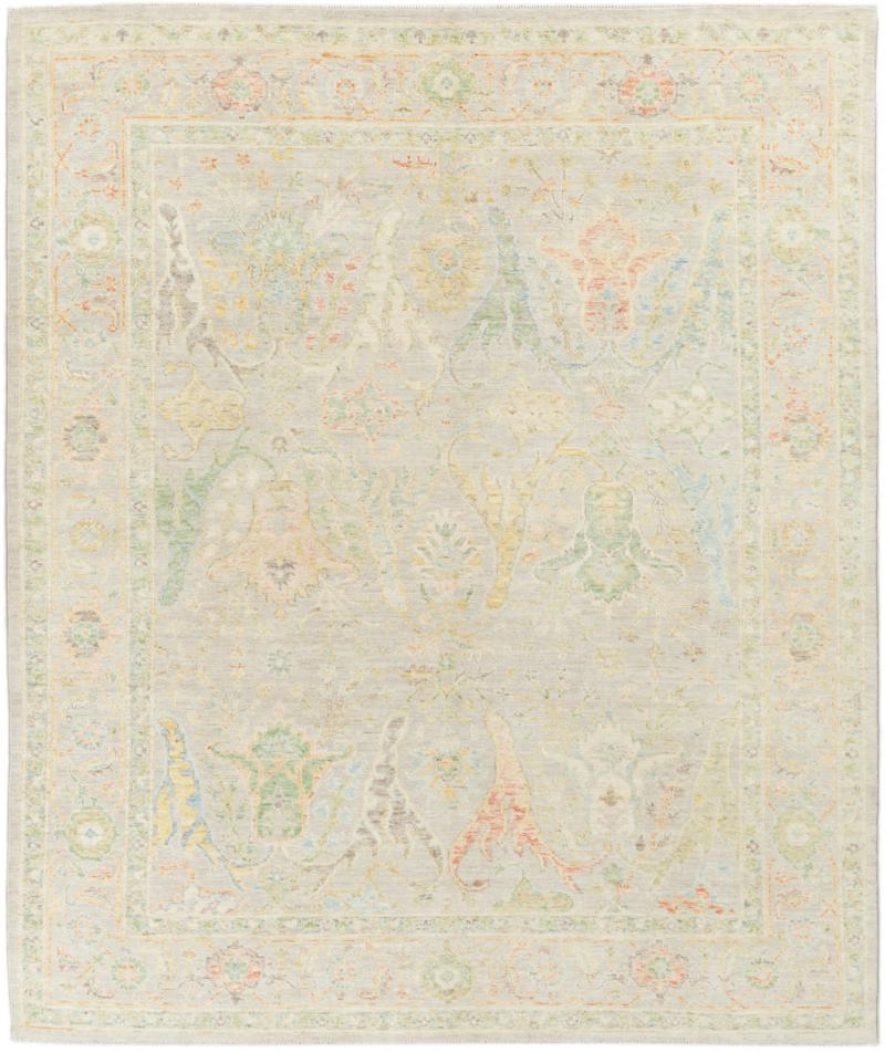Tapis pakistanais Usak 295x242 295x242, Tapis persan Noué à la main