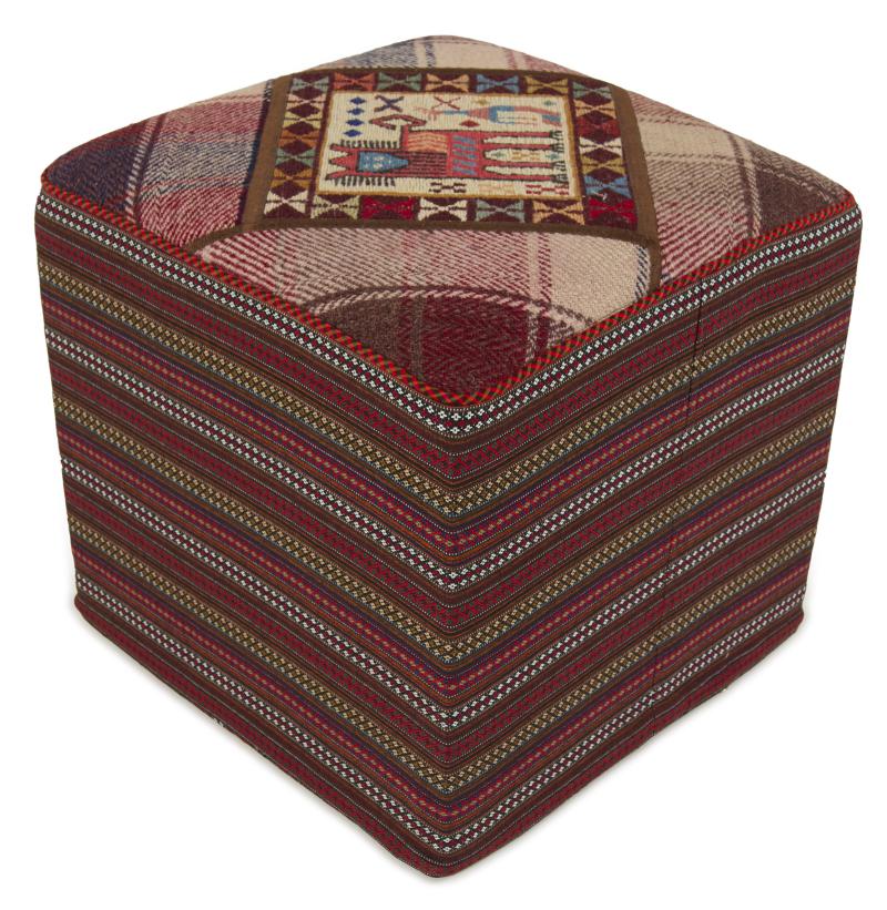 Persisk matta Pouf 46x44 46x44, Persisk matta Handvävd