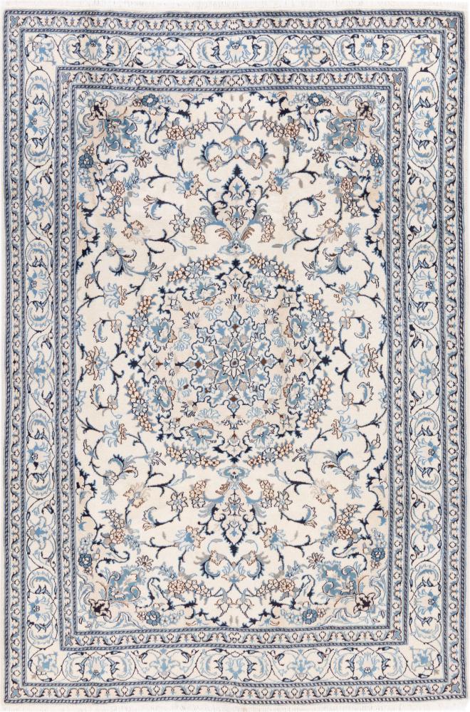 Persisk tæppe Nain 298x203 298x203, Persisk tæppe Knyttet i hånden