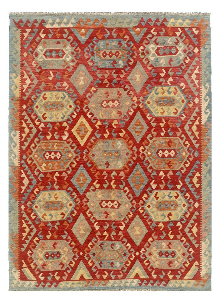 Afghan rug Kilim Afghan 9'5"x6'10" 9'5"x6'10", Persian Rug Woven by hand
