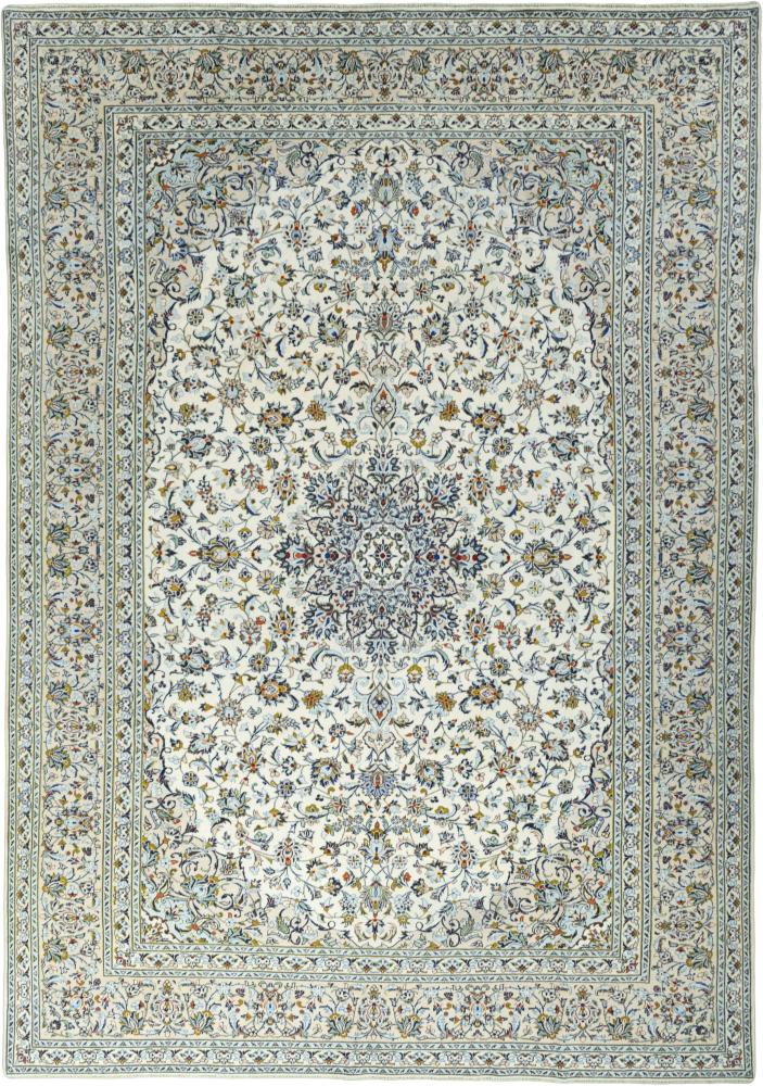 Tapis persan Kashan 406x289 406x289, Tapis persan Noué à la main