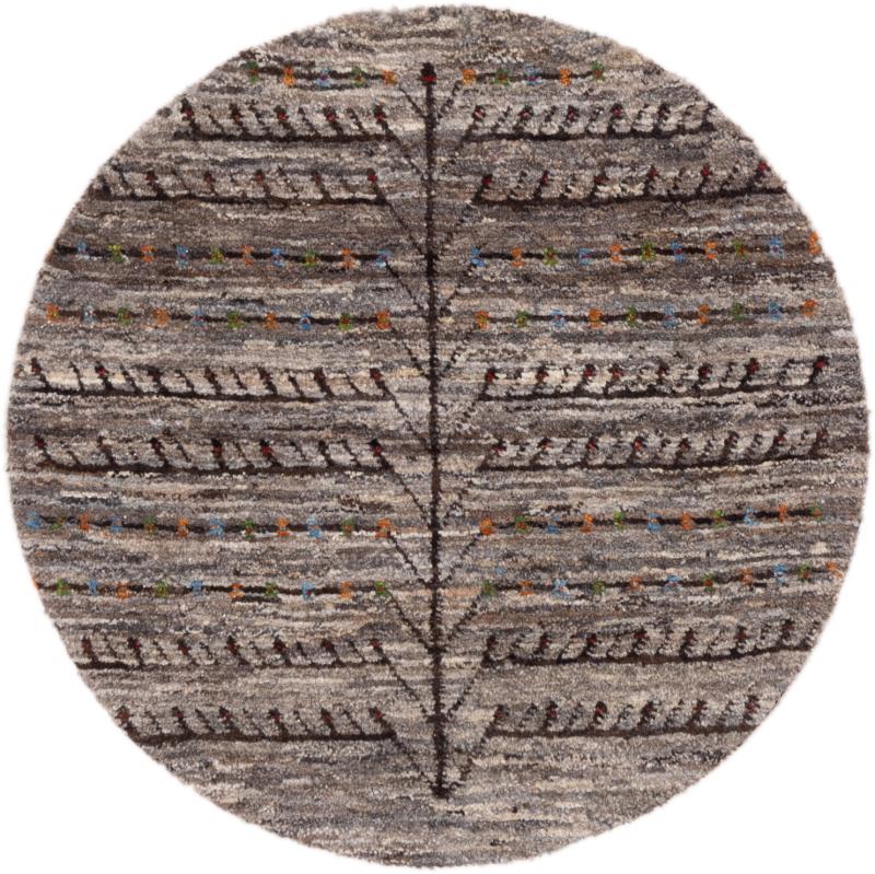 Covor persan Persia Gabbeh Loribaft Tabiibaft 66x68 66x68, Covor persan Lucrate de mână