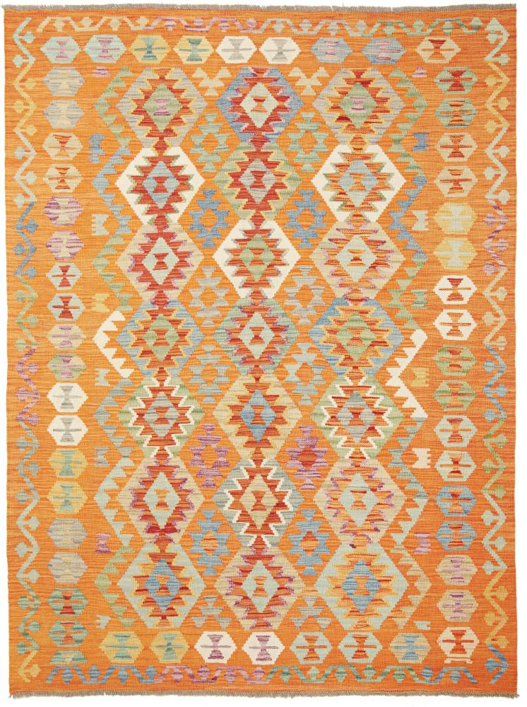 Tapete afegão Kilim Afegão 204x150 204x150, Tapete persa Tecido à mão