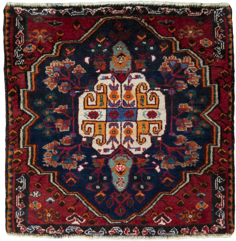Tapis persan Shiraz 69x67 69x67, Tapis persan Noué à la main