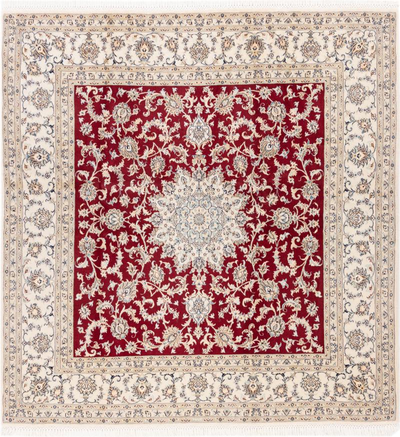 Alfombra persa Nain 9La 210x201 210x201, Alfombra persa Anudado a mano