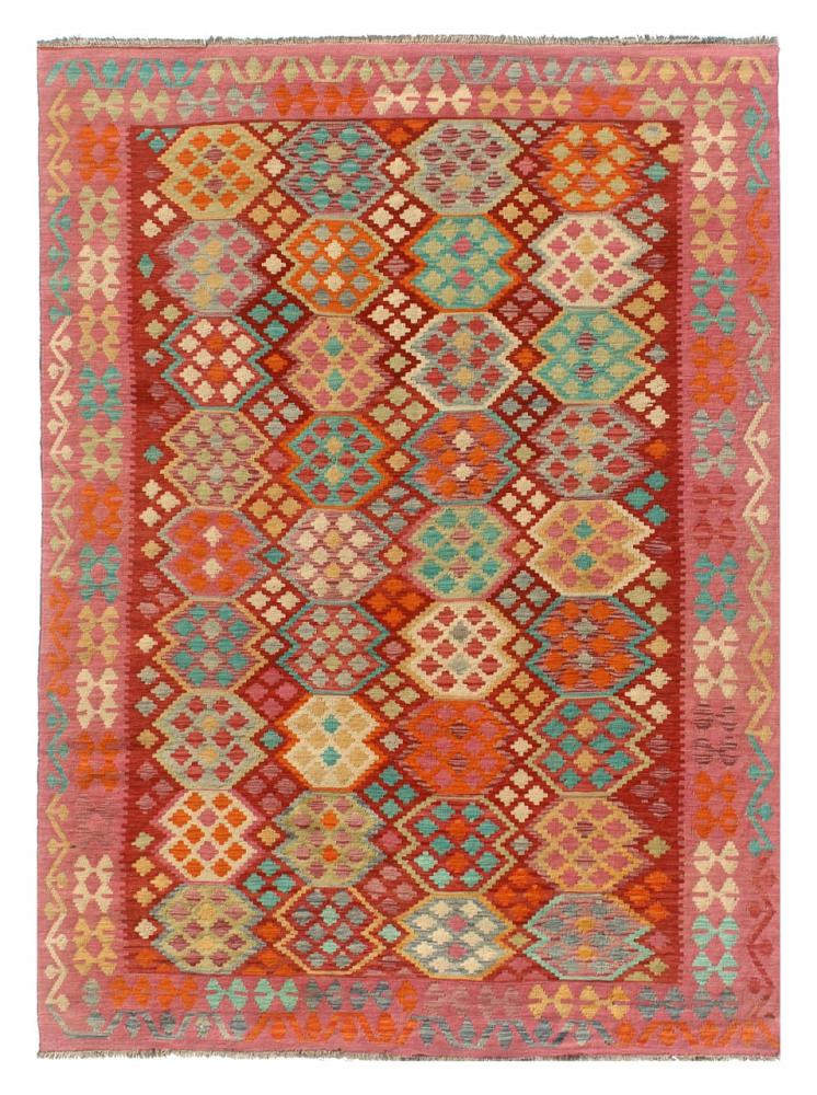 Afghan rug Kilim Afghan 9'9"x6'6" 9'9"x6'6", Persian Rug Woven by hand