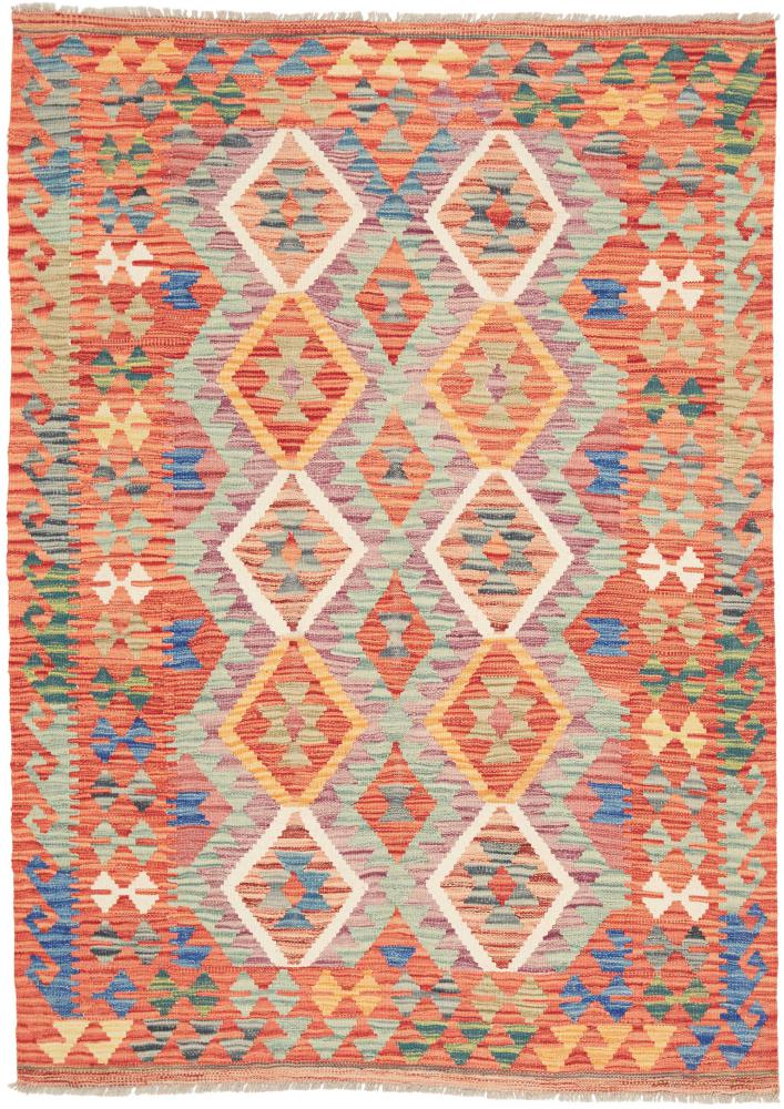 Afghanischer Teppich Kelim Afghan 175x127 175x127, Perserteppich Handgewebt