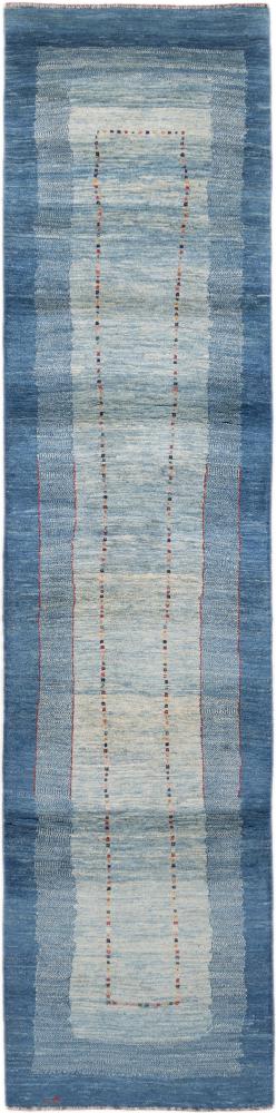 Persisk tæppe Persisk Gabbeh 335x80 335x80, Persisk tæppe Knyttet i hånden