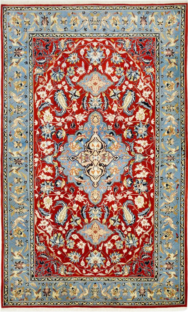 Persian Rug Isfahan 8'1"x5'0" 8'1"x5'0", Persian Rug Knotted by hand