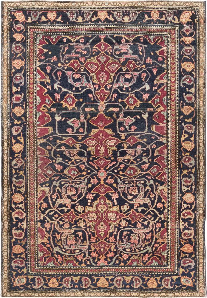 Persian Rug Tehran Antique 196x133 196x133, Persian Rug Knotted by hand