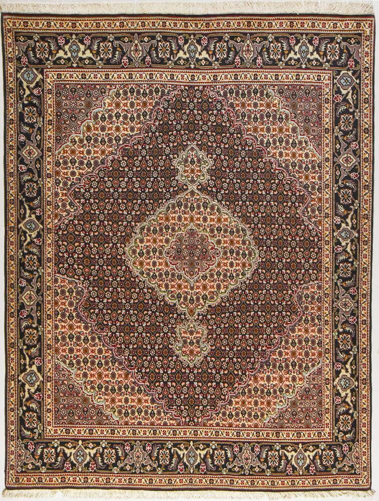 Tapete persa Tabriz 40Raj 201x153 201x153, Tapete persa Atado à mão