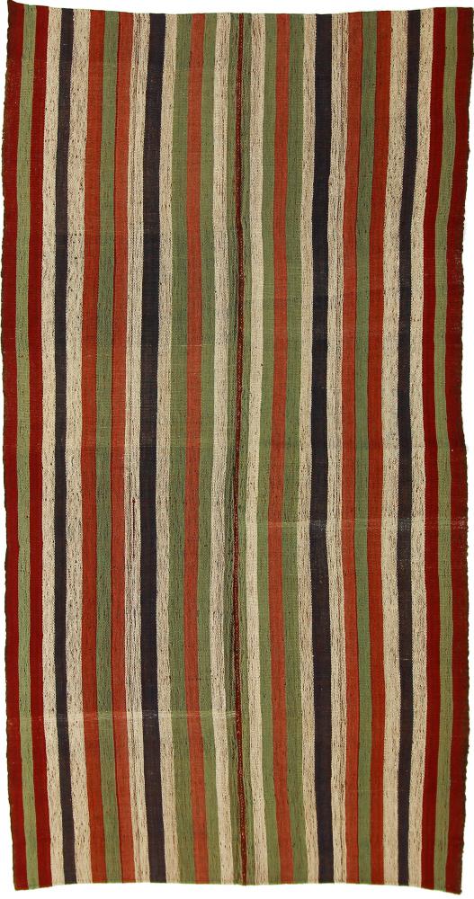 Tapete persa Kilim Fars Antigo 241x126 241x126, Tapete persa Tecido à mão