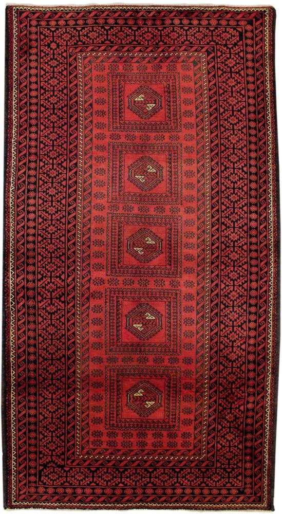 Perzisch tapijt Baluch 281x137 281x137, Perzisch tapijt Handgeknoopte