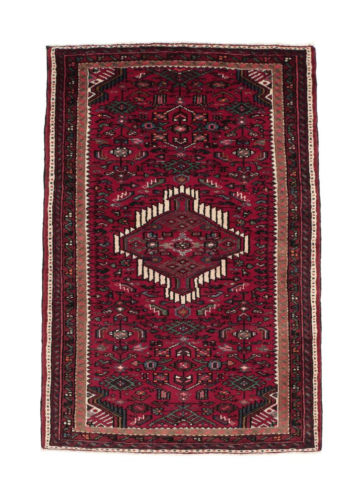 Persian Rug Hamadan 147x99 147x99, Persian Rug Knotted by hand
