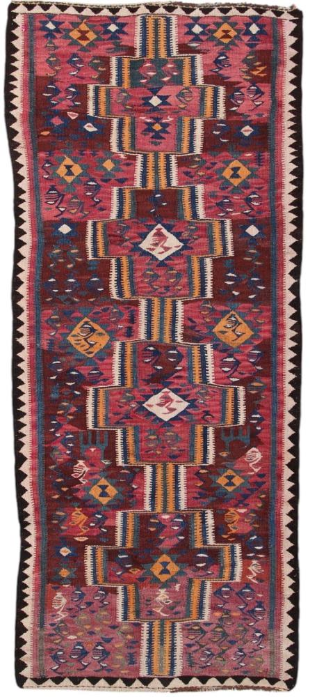 Covor persan Chilim Fars Antic 346x149 346x149, Covor persan Lucrate de mână