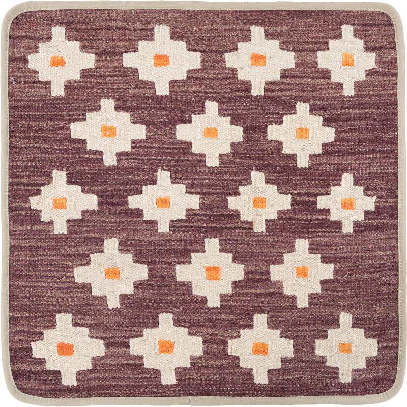 Afghan rug Kilim Afghan Cushion Cover 50x50 50x50, Persian Rug Knotted by hand