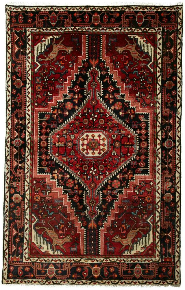 Persian Rug Hamadan 221x141 221x141, Persian Rug Knotted by hand