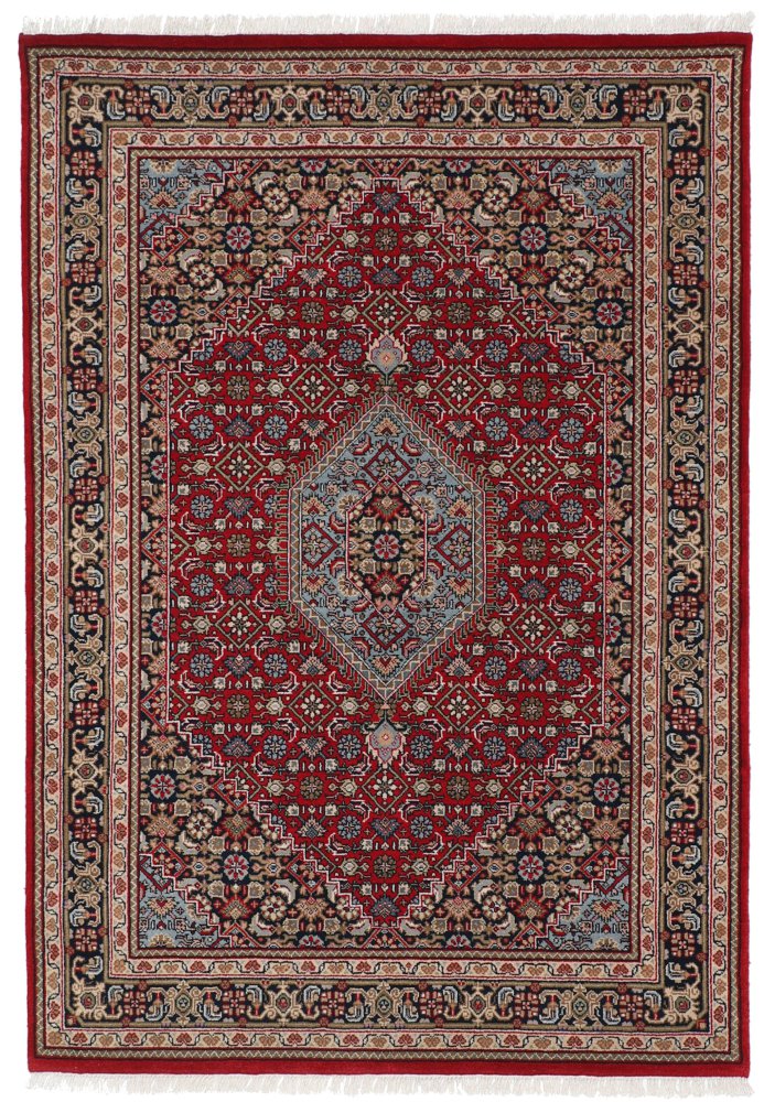 Tapis indien Indo Bidjar 203x141 203x141, Tapis persan Noué à la main