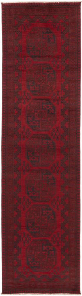 Afghansk tæppe Afghan Akhche 287x79 287x79, Persisk tæppe Knyttet i hånden