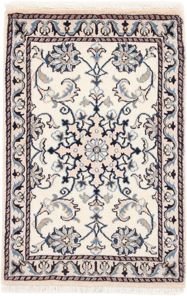 Persian Rug Nain 2'11"x2'0" 2'11"x2'0", Persian Rug Knotted by hand