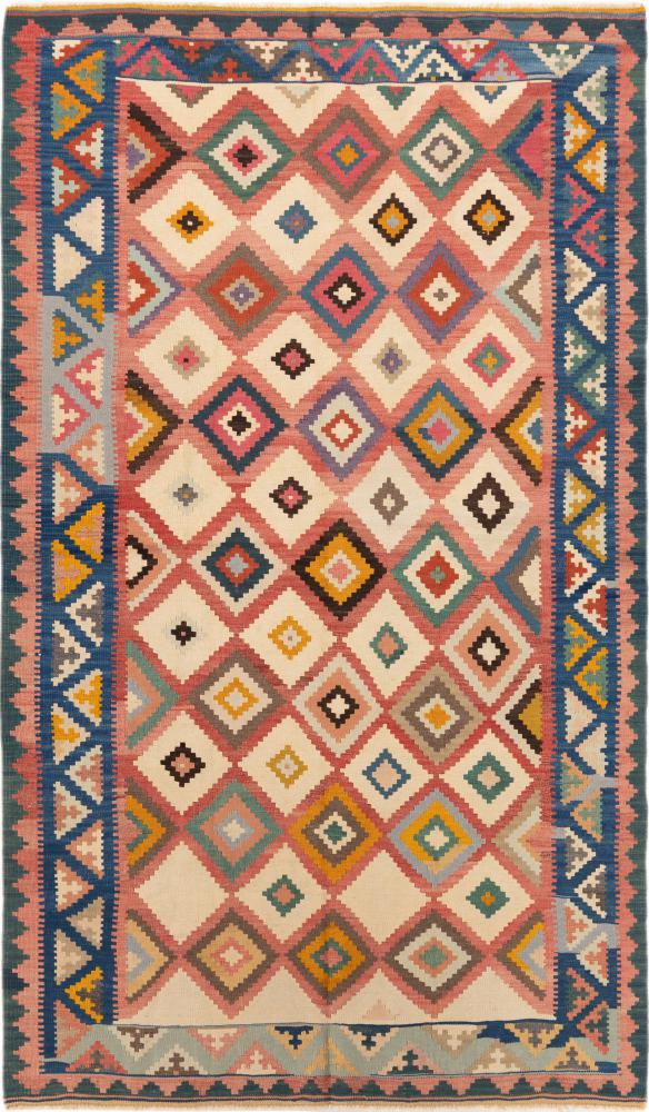 Persisk tæppe Kelim Fars Gamle 223x130 223x130, Persisk tæppe Håndvævet