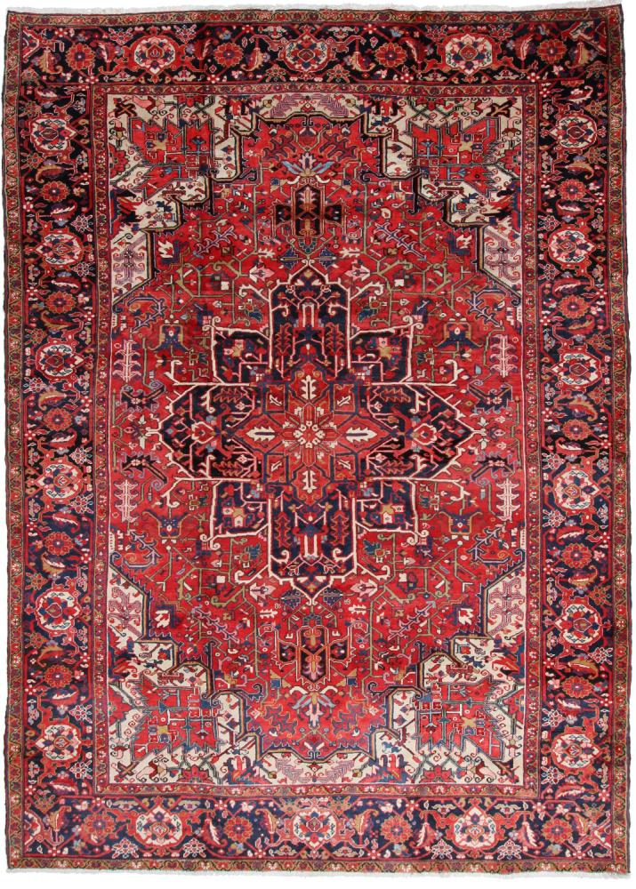 Persian Rug Heriz 13'3"x9'6" 13'3"x9'6", Persian Rug Knotted by hand