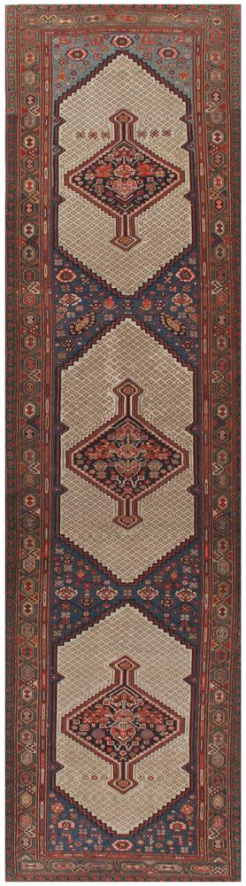 Περσικό χαλί Malayer πολύτιμα λόγω παλαιότητας 446x107 446x107, Περσικό χαλί Οι κόμποι έγιναν με το χέρι