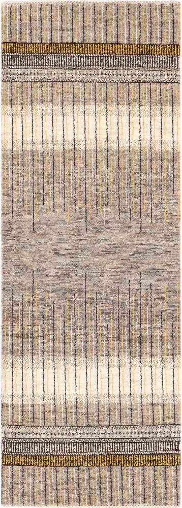 Tappeto persiano Persiano Gabbeh Loribaft Natura 203x70 203x70, Tappeto persiano Annodato a mano