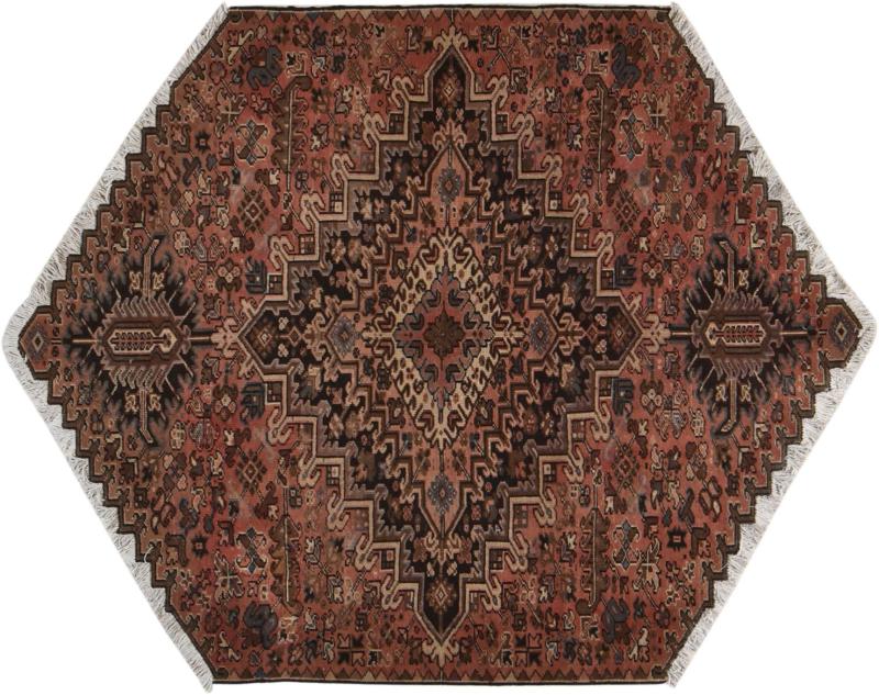 Persisk teppe Heriz 179x128 179x128, Persisk teppe Knyttet for hånd