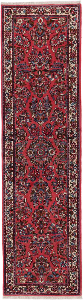 Persian Rug Sarouk 10'2"x2'9" 10'2"x2'9", Persian Rug Knotted by hand
