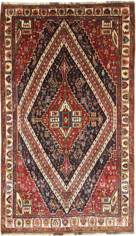 Persisk tæppe Ghashghai 281x166 281x166, Persisk tæppe Knyttet i hånden