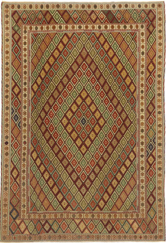 Tapete afegão Kilim Afegão 283x194 283x194, Tapete persa Tecido à mão