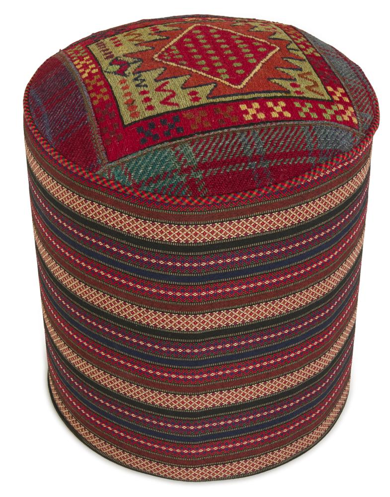 Tapis persan Pouf 44x44 44x44, Tapis persan Tissé à la main