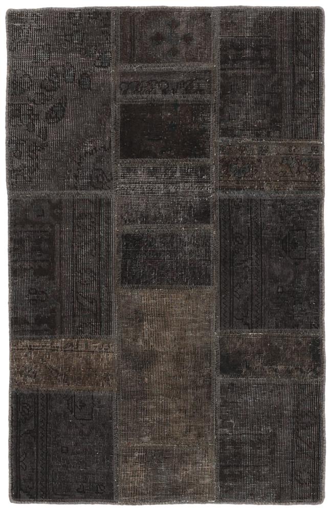  ペルシャ絨毯 パッチワーク 128x81 128x81,  ペルシャ絨毯 手織り