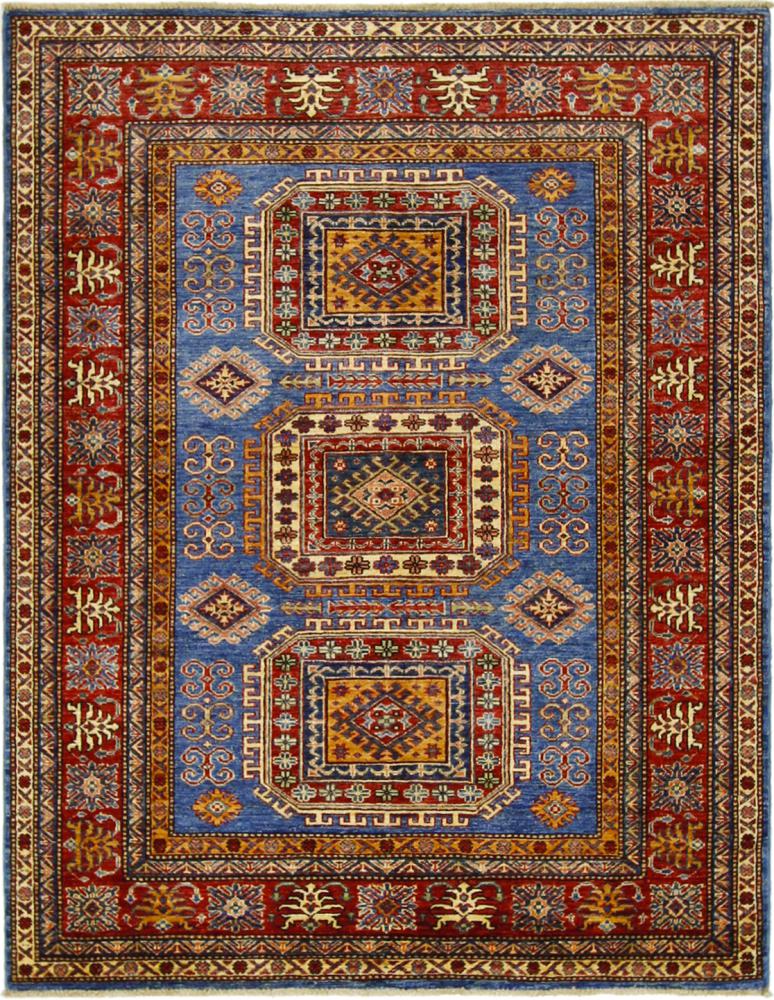 Russian rug Kazak 6'8"x5'1" 6'8"x5'1", Persian Rug Knotted by hand