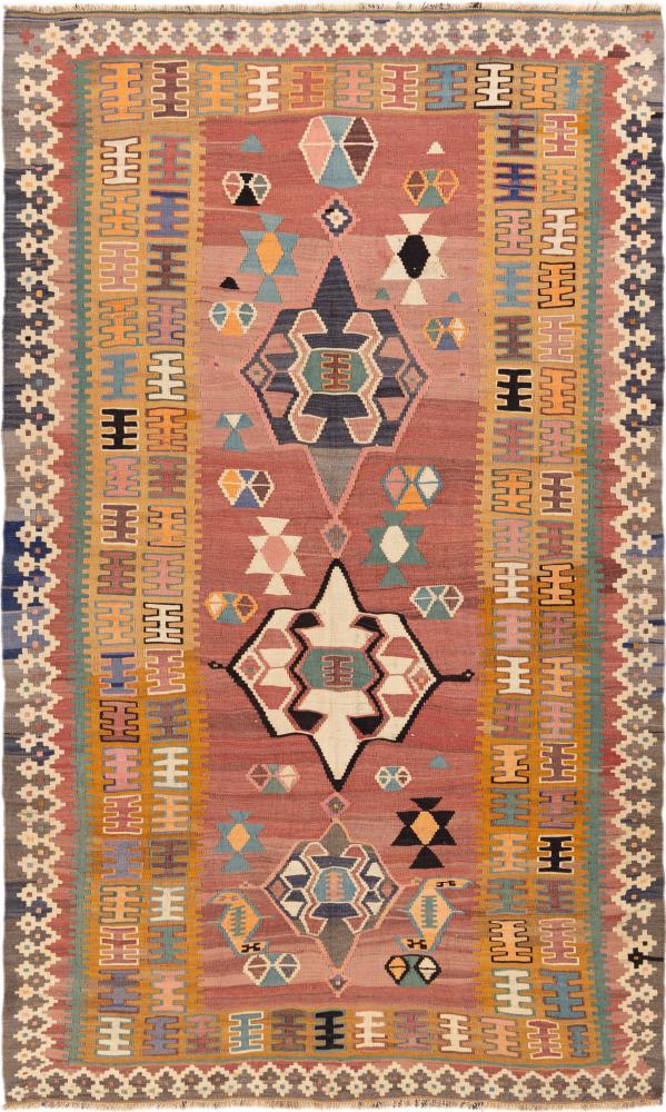 Covor persan Chilim Fars Vechi 255x153 255x153, Covor persan Lucrate de mână