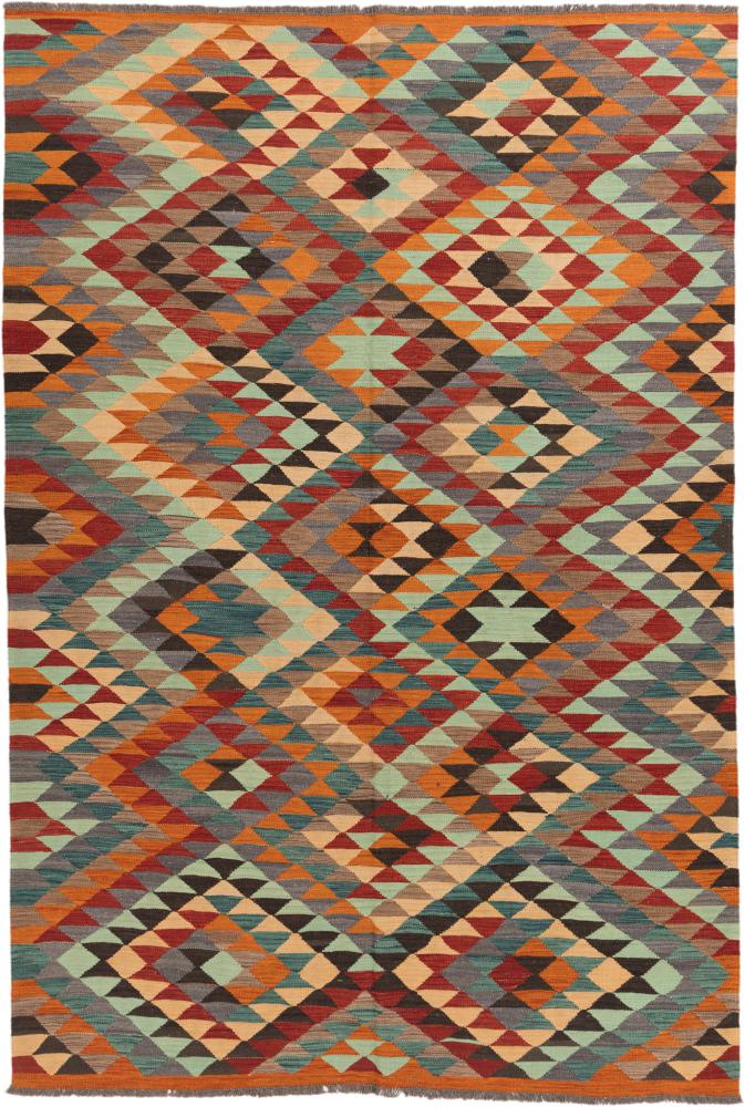 Afghanischer Teppich Kelim Afghan Heritage 9'8"x6'8" 9'8"x6'8", Perserteppich Handgewebt
