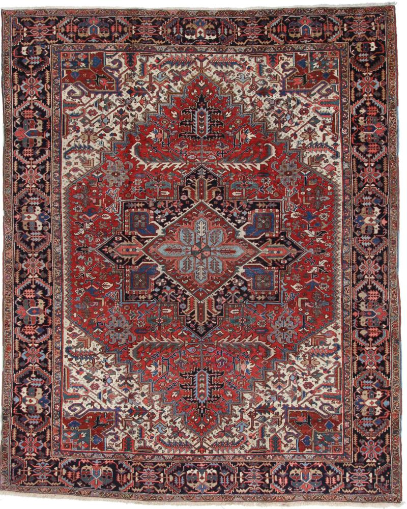 Perzisch tapijt Heriz 374x301 374x301, Perzisch tapijt Handgeknoopte