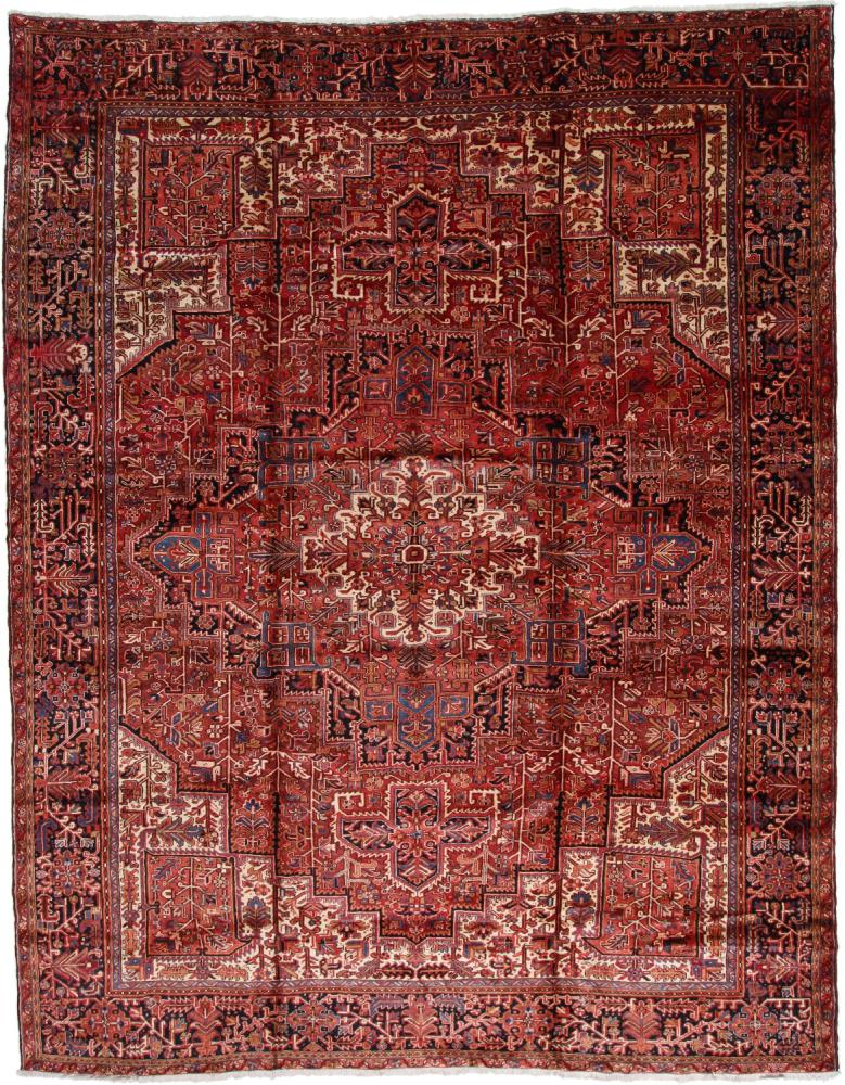 Περσικό χαλί Heriz 442x347 442x347, Περσικό χαλί Οι κόμποι έγιναν με το χέρι