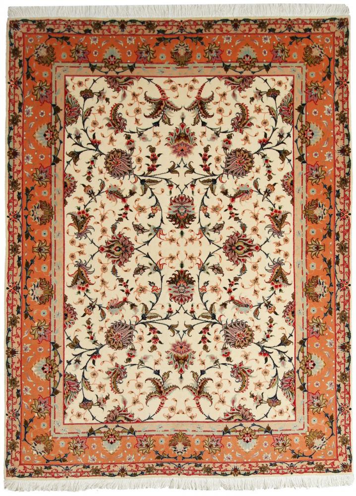 Tapete persa Tabriz 50Raj 203x150 203x150, Tapete persa Atado à mão